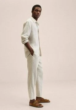 Mango Herren PARROT - Hemd - Beige -Mango Populaire Boutique 9714c9f7cb104db6ac6998a98c5e038a