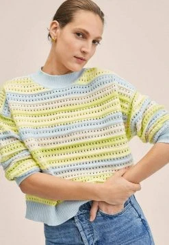 Mango Strickpullover - Lime | Damen