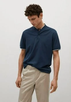 Mango BRANCH - T-Shirt Basic - Modrá | Herren