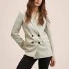 Mango TEMPOLI - Blazer - Light Pastel Grey | Damen -Mango Populaire Boutique 980d6c1e8c9f44b7beaab1bd1699ba5d