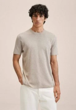 Mango LINO - T-Shirt Basic - Beige | Herren
