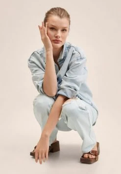 Mango ZOE - Flared Jeans - Bleu Délavé | Damen -Mango Populaire Boutique 98bfd318e8a04ca7b6dee0a56edda918