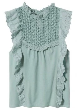 Mango Damen JAVA - Bluse - Aqua Green -Mango Populaire Boutique 98c4b34788924880b7fe317fdd7d820c