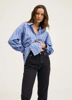 Mango Jeans Straight Leg - Black Denim | Damen -Mango Populaire Boutique 99114150b5f040b296b96e8c9150b5b1