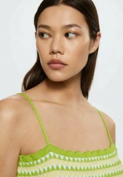 Mango COYOTE - Etuikleid - Vert | Damen -Mango Populaire Boutique 99b2ee5e82b7416e891e7277750c3e7f