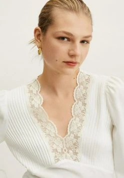Mango LEONOR - Bluse - Bianco Sporco | Damen -Mango Populaire Boutique 9a4fd52711164dfdab14e81f2cb83033