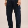 Mango TURIA - Cargohose - Bleu Marine | Herren -Mango Populaire Boutique 9a62e8059f194dd1af02fc313d193195