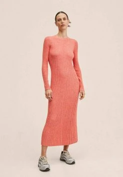 Mango CAIRO - Etuikleid - Korall Röd | Damen