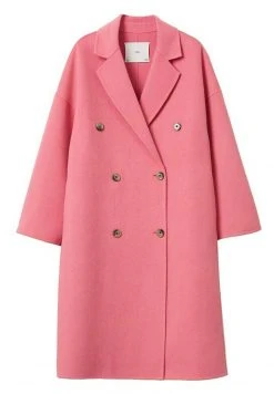 Mango PICAROL - Klassischer Mantel - Pink | Damen -Mango Populaire Boutique 9b5c803342da451a950ac17e990d49fb