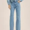 Mango AMALIEN - Flared Jeans - Mittelblau | Damen -Mango Populaire Boutique 9b64508754124c019ea861d1c3f94eac