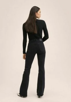 Mango Damen VALEN - Flared Jeans - Black Denim 11 Mango Damen VALEN - Flared Jeans - Black Denim -Mango Populaire Boutique 9b84e770fbe3407d809964908e062df1