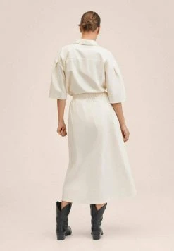 Mango CLARA-A - A-Linien-Rock - Ecru | Damen -Mango Populaire Boutique 9bac0fb01521488ab9410c9b510cd870