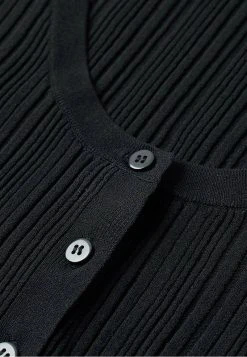 Mango VILLA - Strickjacke - Black | Damen -Mango Populaire Boutique 9bd3d9d070194cac8dd29945799da10e