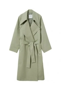 Mango Damen Trenchcoat - Vert Menthe -Mango Populaire Boutique 9c60a84134824ea8b54f134f2df85fdf