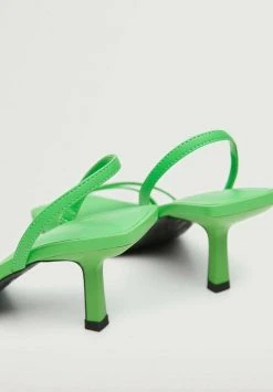 Mango TRIANGLE - Riemensandalette - Vert | Damen -Mango Populaire Boutique 9c8e067b80a94979bf179cafc5222c18