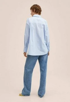 Mango REGU - Hemdbluse - Bleu Ciel | Damen -Mango Populaire Boutique 9c9ab847a62c40f5bce010c20f83cc00