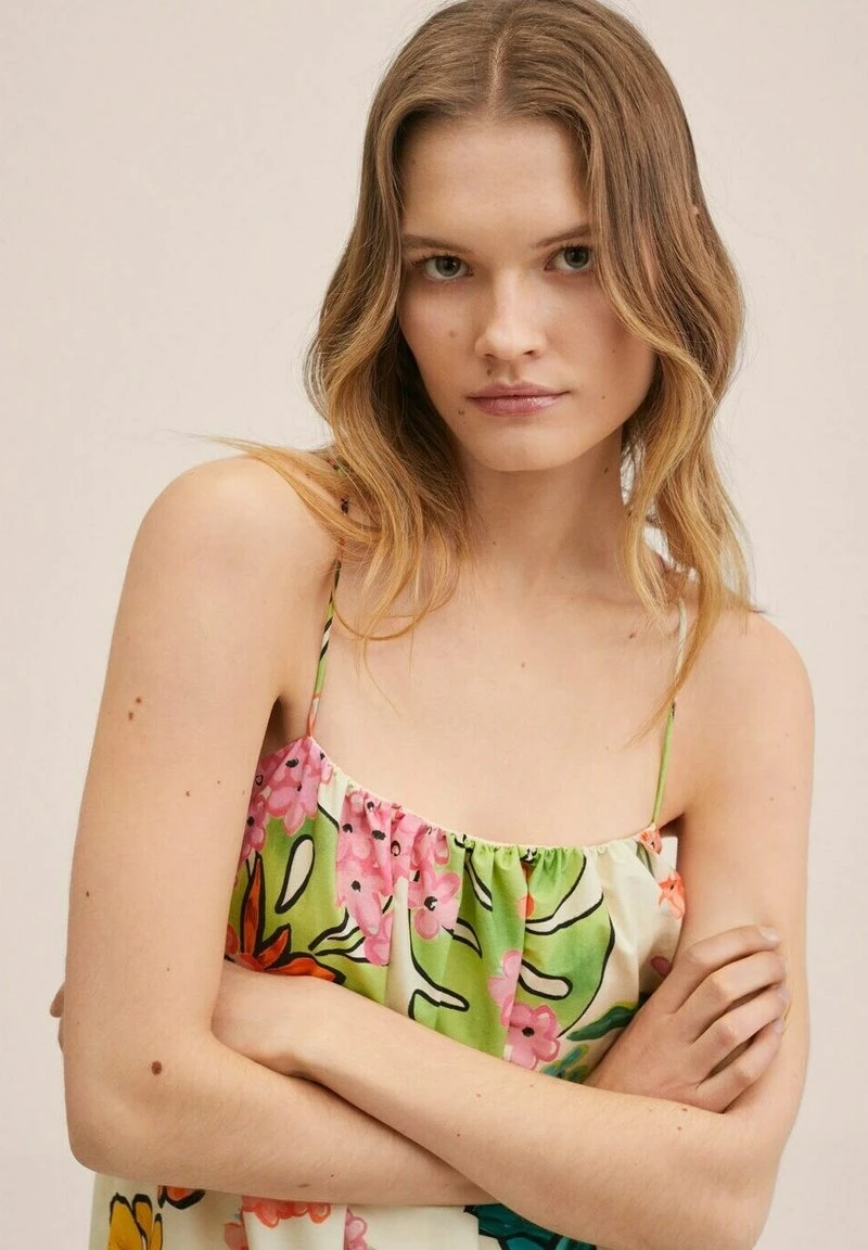 Mango TROPI - Freizeitkleid - Green/multi Coloured | Damen 6 Mango TROPI - Freizeitkleid - Green/multi Coloured | Damen – Bild 4