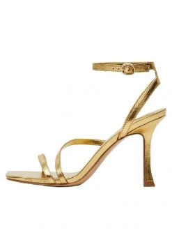 Mango TRAS - High Heel Sandalette - Gold | Damen