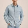 Mango JAZZ - Hemd - Light Blue | Herren -Mango Populaire Boutique 9da45b24d8b6403bb6d15f20c6ccb7a8