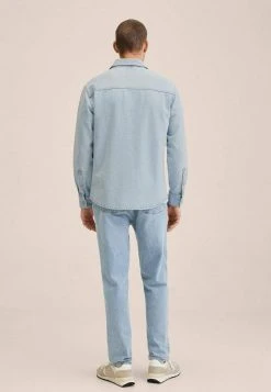 Mango JAZZ - Hemd - Light Blue | Herren -Mango Populaire Boutique 9e85b14f3f1b49b9a34fbf9410e1f168