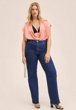 Mango Damen SASSA - Hemdbluse - Coral Red -Mango Populaire Boutique 9f005d195db74bf9a70529aaf4bf13a4