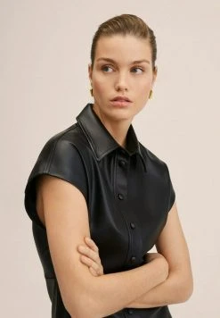Mango CREAM - Blusenkleid - Schwarz | Damen -Mango Populaire Boutique 9f75e902272b4c0a87109c006a71d55d