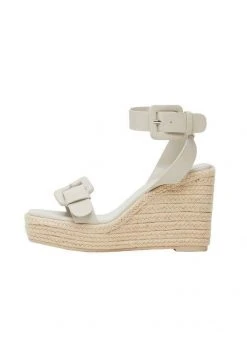 Mango MAITE - Keilsandalette - Grey | Damen