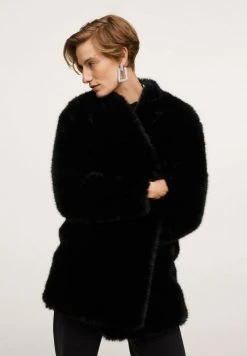 Mango Wintermantel - Black | Damen