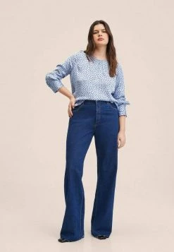 Mango TIPPY - Langarmshirt - Blauw | Damen