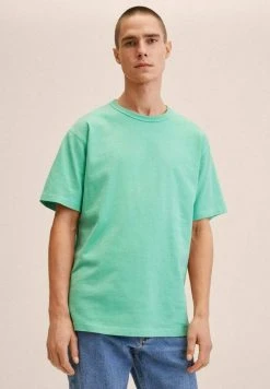 Mango ANOUK - T-Shirt Basic - Vert Menthe | Herren
