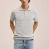 Mango GOYA - Poloshirt - Medium Heather Grey | Herren