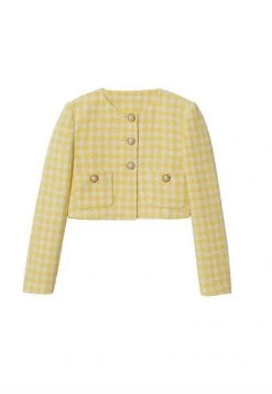 Mango Damen LUCIA - Blazer - Pastelgul -Mango Populaire Boutique a19e69ca80bb464f984deaee2de27049