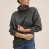 Mango DONATELA - Strickpullover - Grijs | Damen -Mango Populaire Boutique a2ef767665c44e28a050df907c627a2b