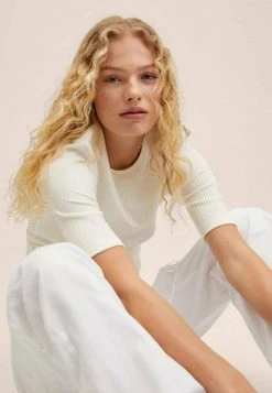 Mango LILITA - T-Shirt Basic - Off White | Damen -Mango Populaire Boutique a302f9bf005f4793a2158bfc87bedd2e
