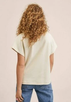 Mango Damen PSGCHEMO - T-Shirt Print - Vanille -Mango Populaire Boutique a353e5fdc5dd4ca2b910a9aa87e0dd4a