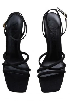 Mango MAYBE - High Heel Sandalette - Black | Damen -Mango Populaire Boutique a35f25173b364808a092adf0611490cb