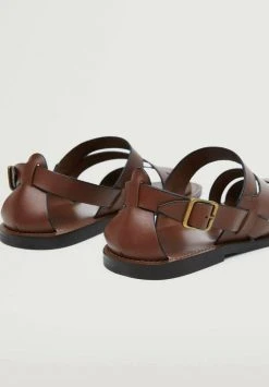 Mango ROMANA - Riemensandalette - Marron Moyen | Herren -Mango Populaire Boutique a3d95ae3b392421692f6cb9d69b7d620