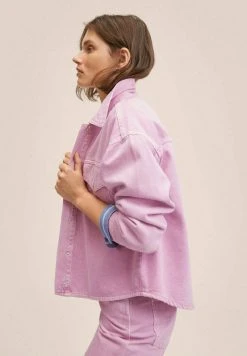 Mango AIMEE - Jeansjacke - Pink | Damen -Mango Populaire Boutique a3ea5251ba4543e3b8968ccb1f4f28fa