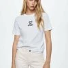 Mango JOY - T-Shirt Print - Weiß | Damen -Mango Populaire Boutique a4afed8b8389426fae5aa335764b77e4