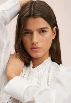 Mango VINTAGE - Hemdbluse - Off White | Damen -Mango Populaire Boutique a50f2f5a986b42e29076e43818c20785