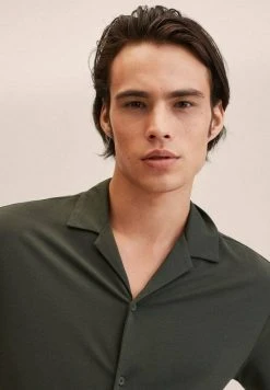 Mango BONHEUR - Hemd - Kaki | Herren -Mango Populaire Boutique a5395f2262b5455aba48f8652a95f6eb