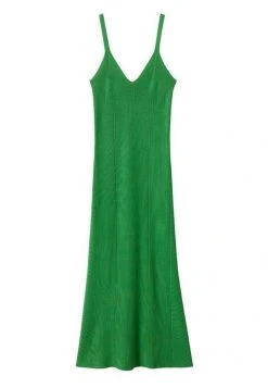 Mango Maxikleid - Groen | Damen -Mango Populaire Boutique a5a9fa1fba744fd190549611ccd91177