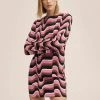 Mango PISCO - Freizeitkleid - Pink/black | Damen -Mango Populaire Boutique a62bd05b01e247c2bb7c8d5d6ad49308