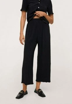 Mango WEST - Stoffhose - Black | Damen