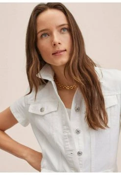 Mango LARAB L - Jeanskleid - Blanc | Damen -Mango Populaire Boutique a63c3ed5a3344e2cbc611560f3752a3f