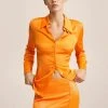 Mango Minirock - Naranja | Damen