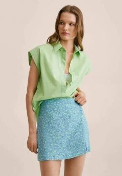 Mango DAISY - Minirock - Blue | Damen -Mango Populaire Boutique a94e57f3a2c8409ea79f4fc814d8f1b1