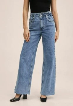 Mango Damen MARCELA - Flared Jeans - Bleu Moyen