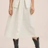 Mango CLARA-A - A-Linien-Rock - Ecru | Damen -Mango Populaire Boutique a9a6d703713048d6b33add4cf5535fd2