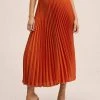 Mango Damen PLISADO - A-Linien-Rock - Oranje -Mango Populaire Boutique a9b3be8752e44d6eae6ccf8e46400422